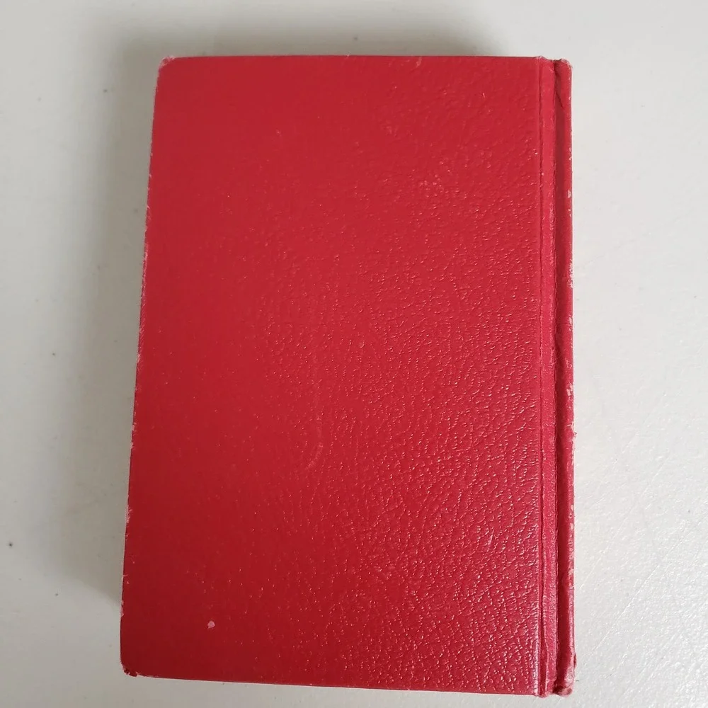 Webster's New World Dictionary 1974 Compact School and Office Edition Red HC
